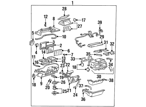 GM 52466056 GASKET, A/C Evaporator