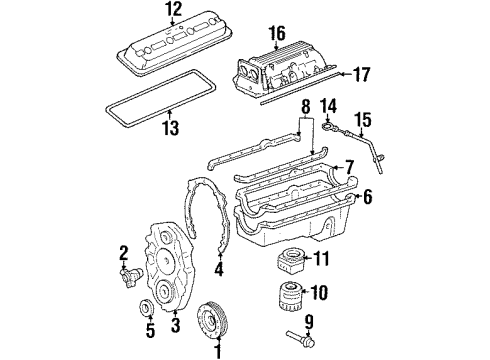 GM 10244123 Cooler Assembly, Engine Oil