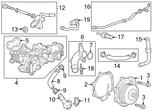 GM 11602547 STUD,ENG COOL AIR BL HOSE