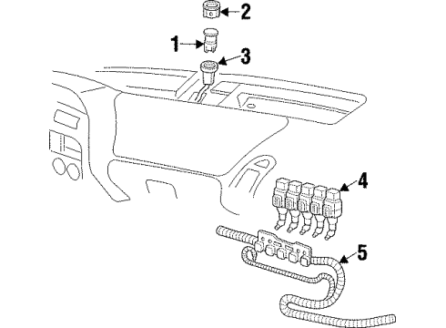 GM 10067987 Grille, Daytime Running Lamp Ambient