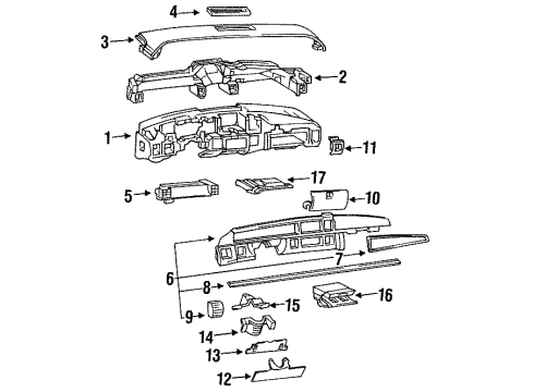 GM 16126803 Control Assembly, Heater & A/C