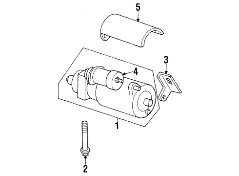 GM 14066657 Shield, Starter Motor Heat