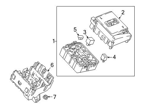 GM 84098783 Breaker Assembly, Fuse Block Wiring Harness Circuit