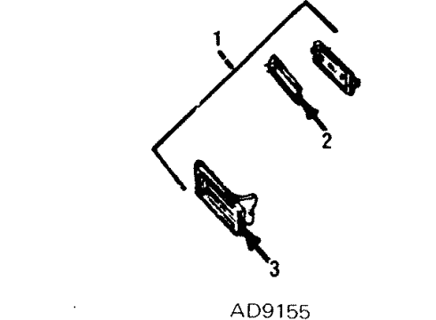 GM 20105663 Bezel,Rear Side Marker Lamp