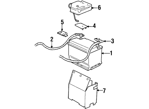 GM 90494964 Cover,Battery