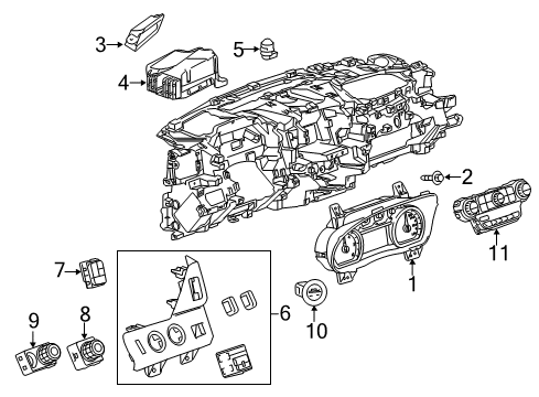 GM 23324497 Camera Assembly, Rear View Driver Information