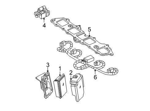 GM 15993200 Bracket Assembly, Vehicle Control Module