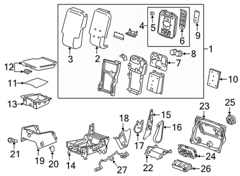 GM 85135876 CONTROL ASM-HTR & A/C USER INTERFACE