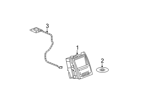 GM 19169885 Radio - Navigation