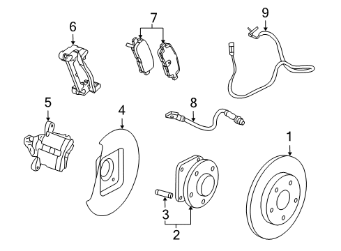 GM 22959104 Pad Kit, Front Disc Brake