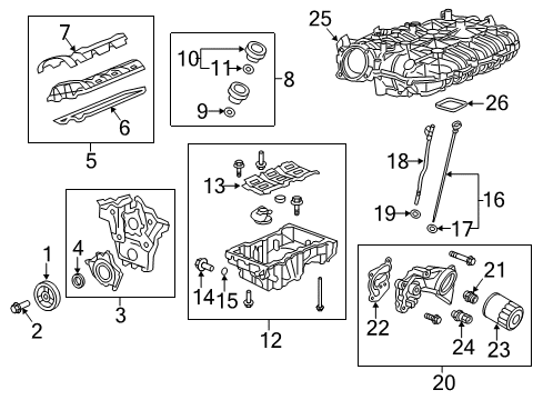 GM 92264705 Gasket, Lower Intake Manifold.