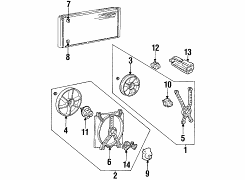 GM 25701125 Shield, Engine Coolant Fan Heat