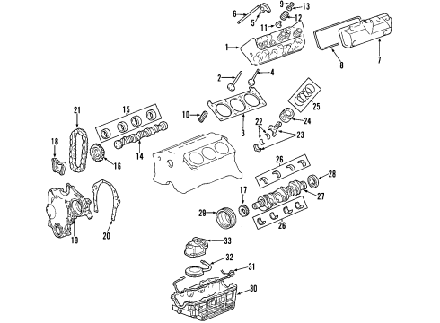 GM 12607530 CAMSHAFT, Engine