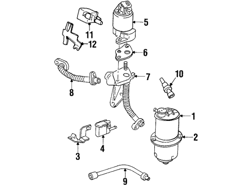 GM 25625838 Retainer, Evap Emission Canister