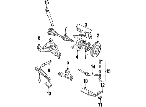 GM 908277 Bearing Asm,Front Wheel Drive Shaft