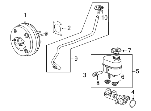 GM 84042842 Bolt/Screw, Brk M/Cyl