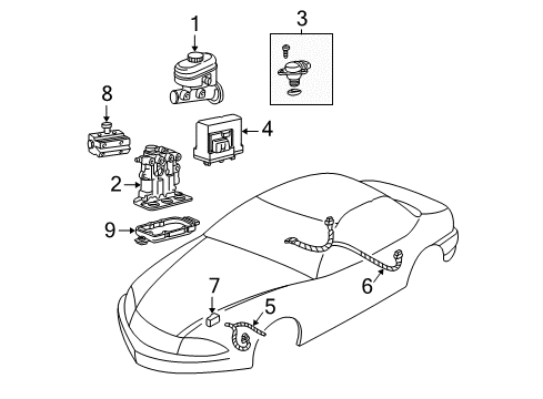 GM 12231869 Module Asm,Electronic Brake Control