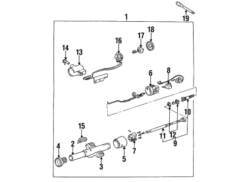 GM 7840239 Shroud, Steering Column Housing