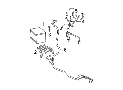 GM 88986777 Wire Asm,Auxiliary Battery (Iso Relay To Junction Block)