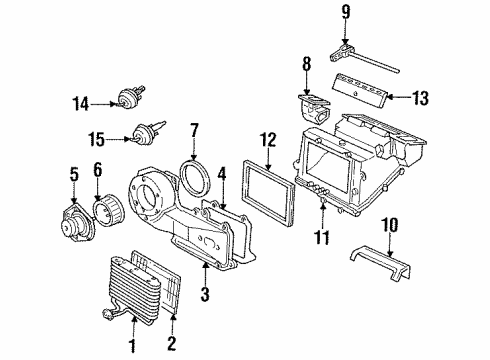 GM 1996779 Actuator,Vacuum Heat Defroster