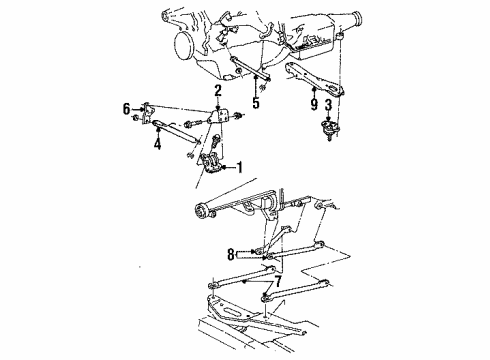 GM 15562341 Brace, Trans