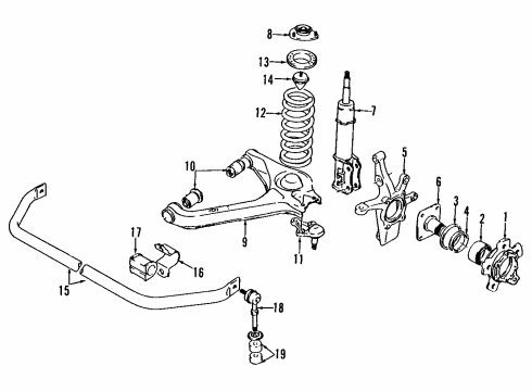 GM 91173778 Front Lower Control Arm