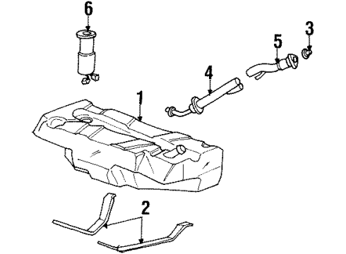 GM 25657874 Housing Assembly, Fuel Tank Filler Pipe