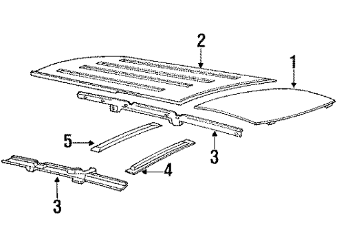 GM 10273809 Weatherstrip Assembly, Front Side Door Roof Drip