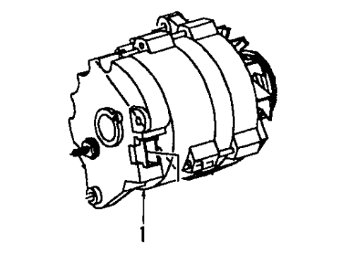 GM 19152458 GENERATOR Assembly (Remanufacture)(Delco Cs130 85 Amps)