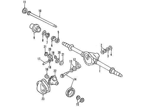 GM 12380994 Housing Asm,Rear Axle