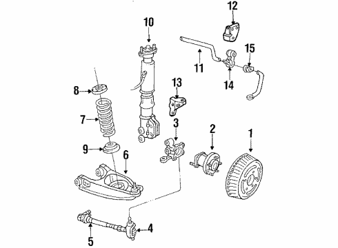 GM 10026772 Insulator, Rear Stabilizer Shaft