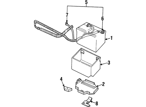 GM 88860090 Cable Asm,Battery