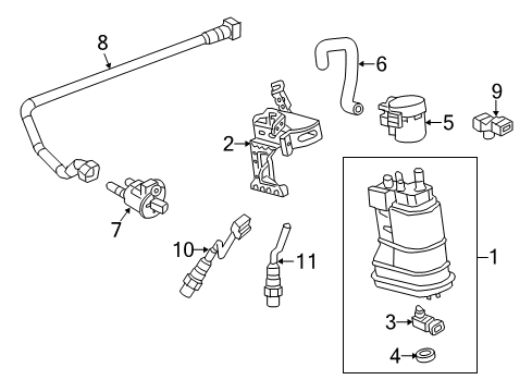 GM 12646872 Valve Assembly, Pcv