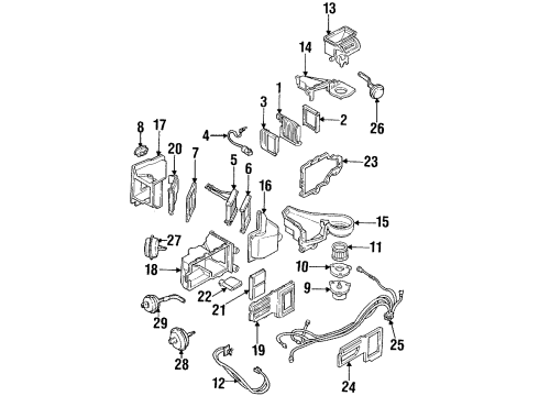 GM 1996800 Actuator,Inside Air Valve