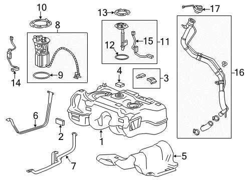 GM 42776535 Pipe Assembly, F/Tnk Fil