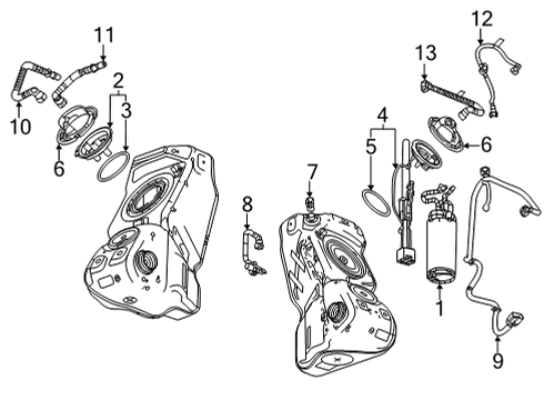 GM 12719352 RAIL-F/INJN FUEL