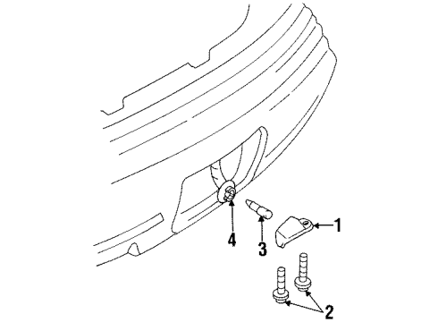 GM 5976391 Lamp Assembly, Rear License