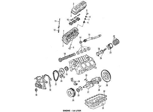 GM 12350289 GASKET KIT, Engine Overhaul