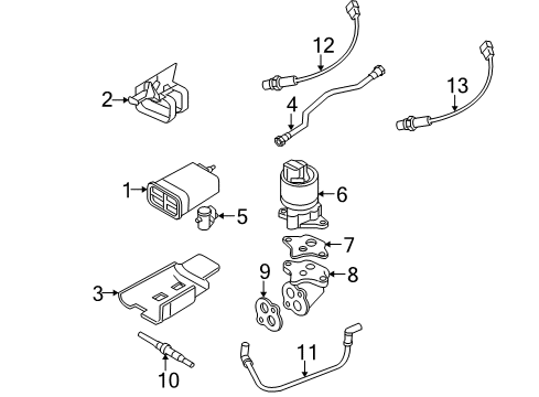 GM 96333470 Valve,EGR Vacuum Regulator Solenoid