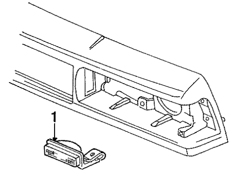 GM 5974144 Lamp Assembly, Parking Rh