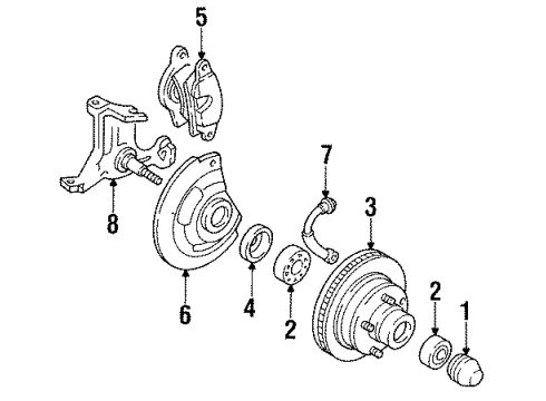 GM 19141350 Caliper Asm,Front Brake (W/O Brake Pads) (Remanufacture)