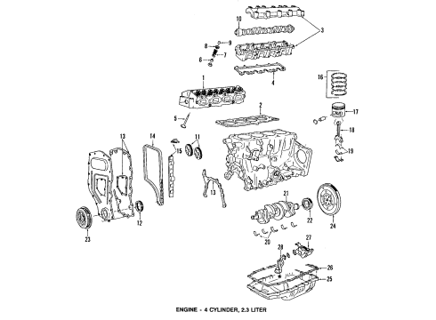 GM 22545390 Camshaft Assembly, Exhaust