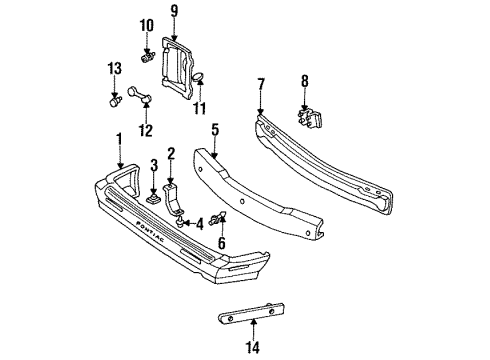 GM 10220407 Rear Bumper Cover