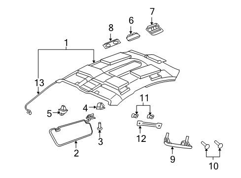 GM 92202368 Motor Kit, Sun Roof Actuator