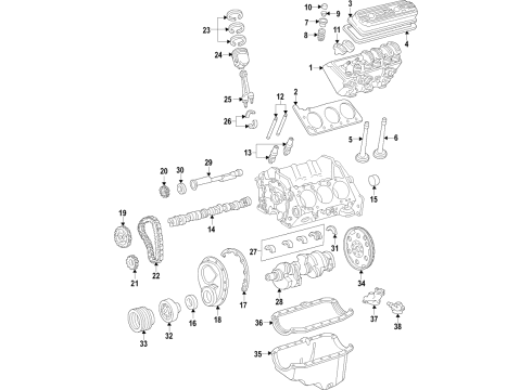 GM 89018140 Engine Asm,Gasoline 4.3L (Lu3)(Goodwrench Remanufacture)