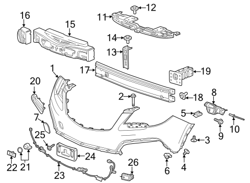 GM 42335002 Harness Assembly, Ambient Air Temperature Sensor Wiring