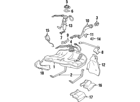 GM 25675169 Fuel PUMP MODULE Assembly