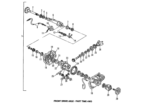 GM 24228421 Transfer Case Assembly (Remanufacture) Nvg236 Bellcrank: As Required