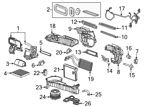 GM 23221564 Actuator Assembly, Temperature Valve