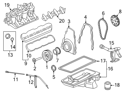 GM 12642736 Manifold, Intake